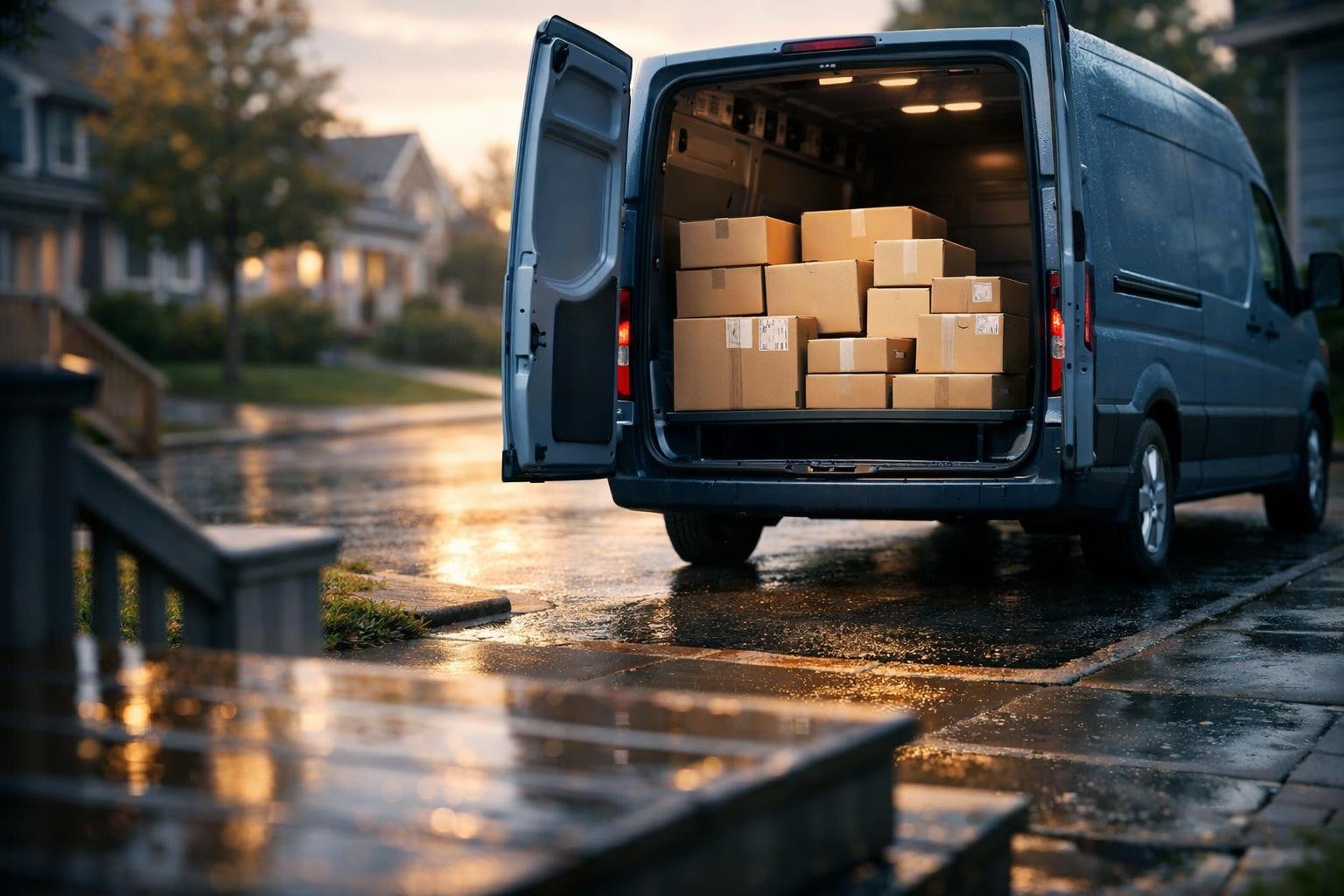 Last mile delivery insurance coverage for 1099 independent contractor drivers with OAI protection