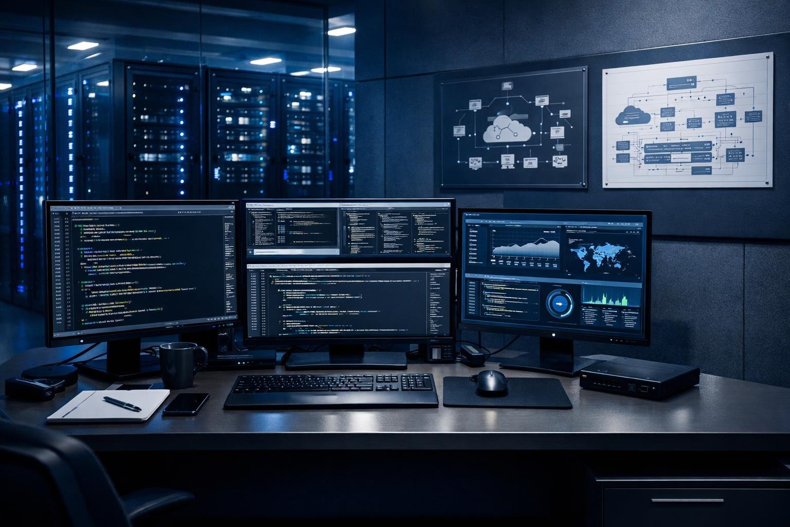 IT consulting workstation illustrating 1099 IT contractor insurance compliance documentation