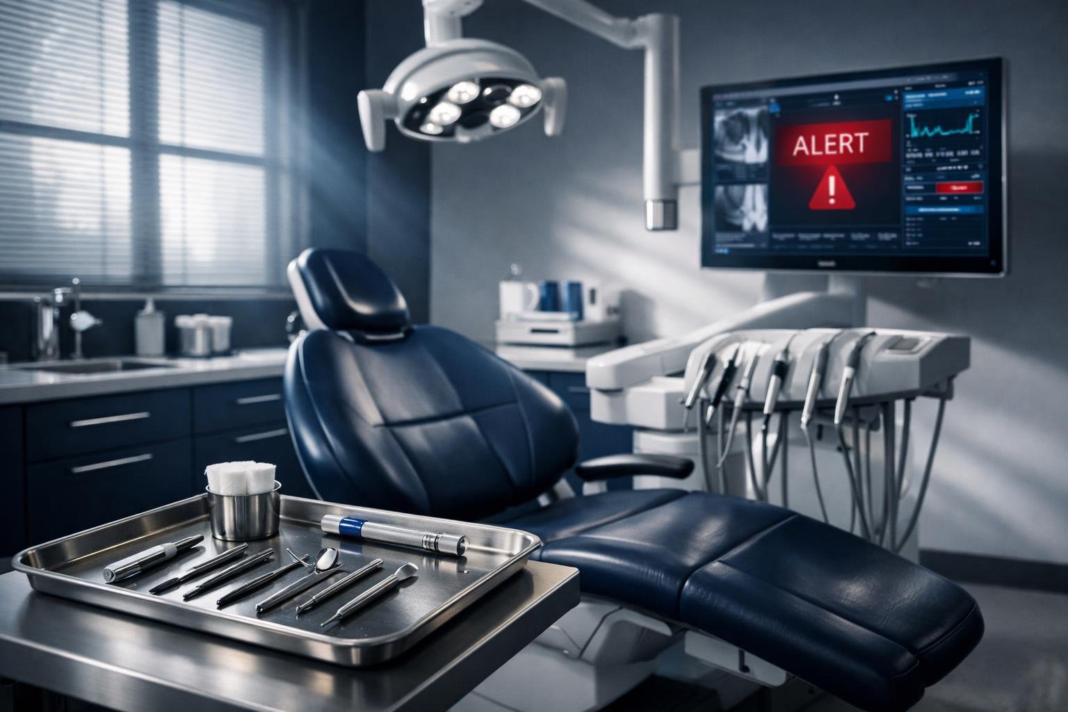 Modern dental practice operatory representing per diem hygienist insurance cross-sell opportunity for commercial agencies